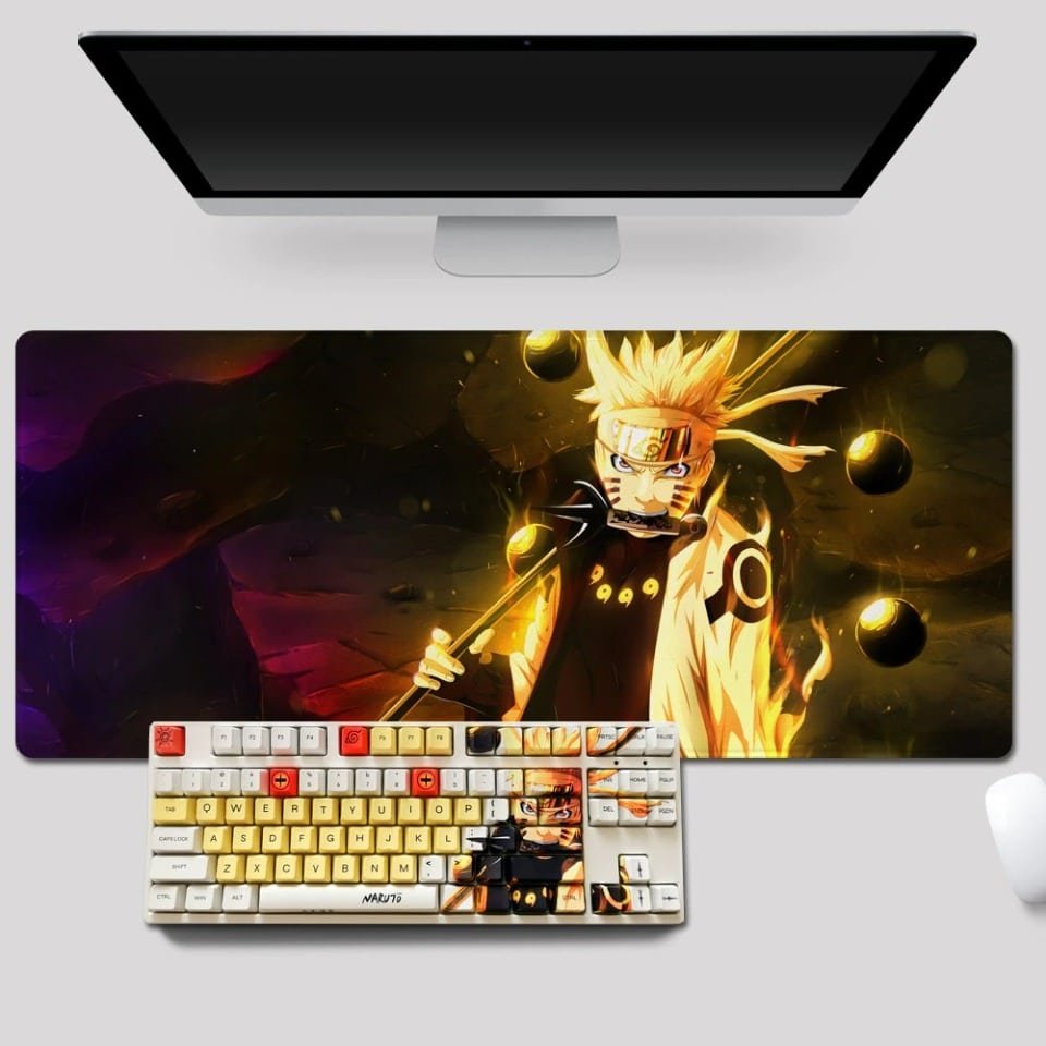 Uzumaki Naruto Keycaps Set Anime Akatsuki Sage Mode Keysium