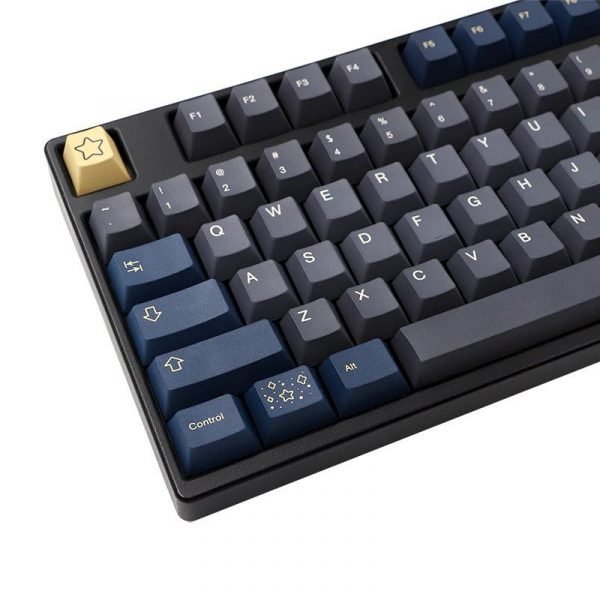 Astronomy Stargaze Keycaps Set GMK Clone ISO Blue Grey - Keysium