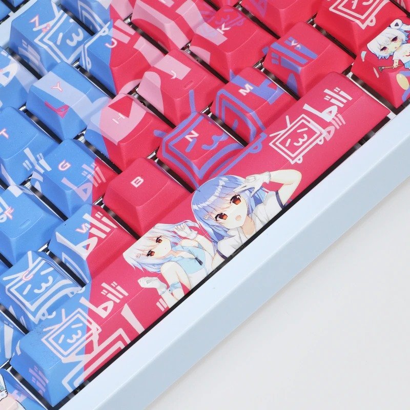 BiliBili Cute Anime Girls Keycaps Set