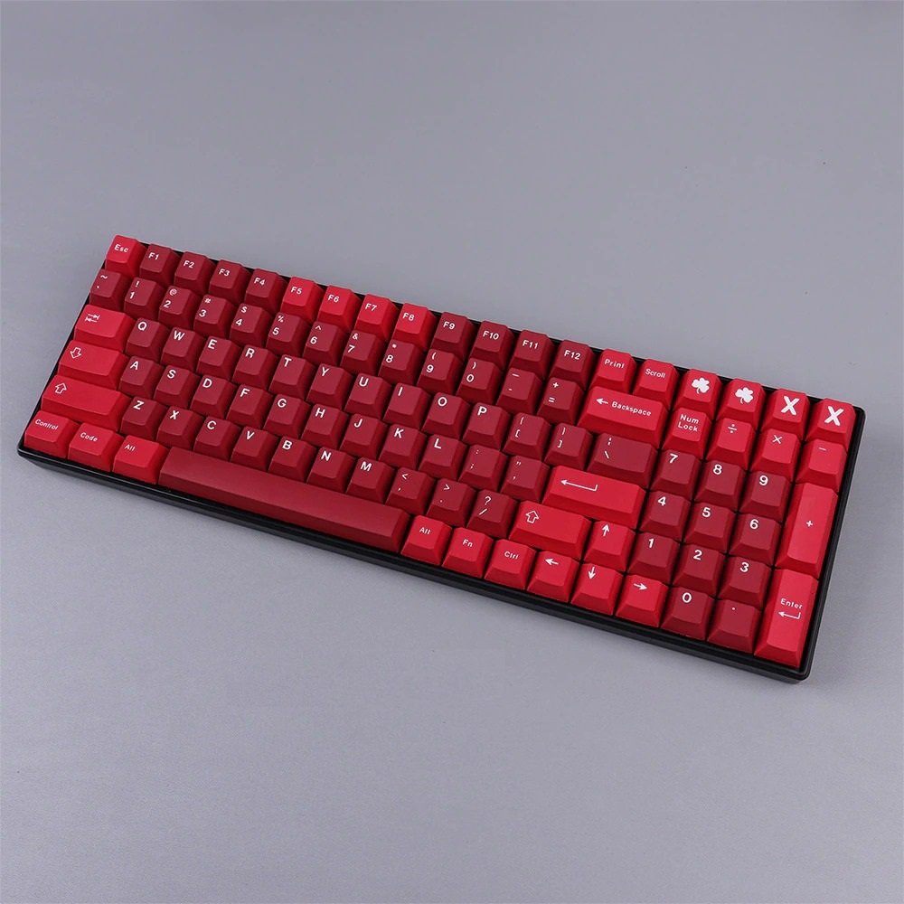 Spanish Food-Inspired Keycaps in Red Colorway