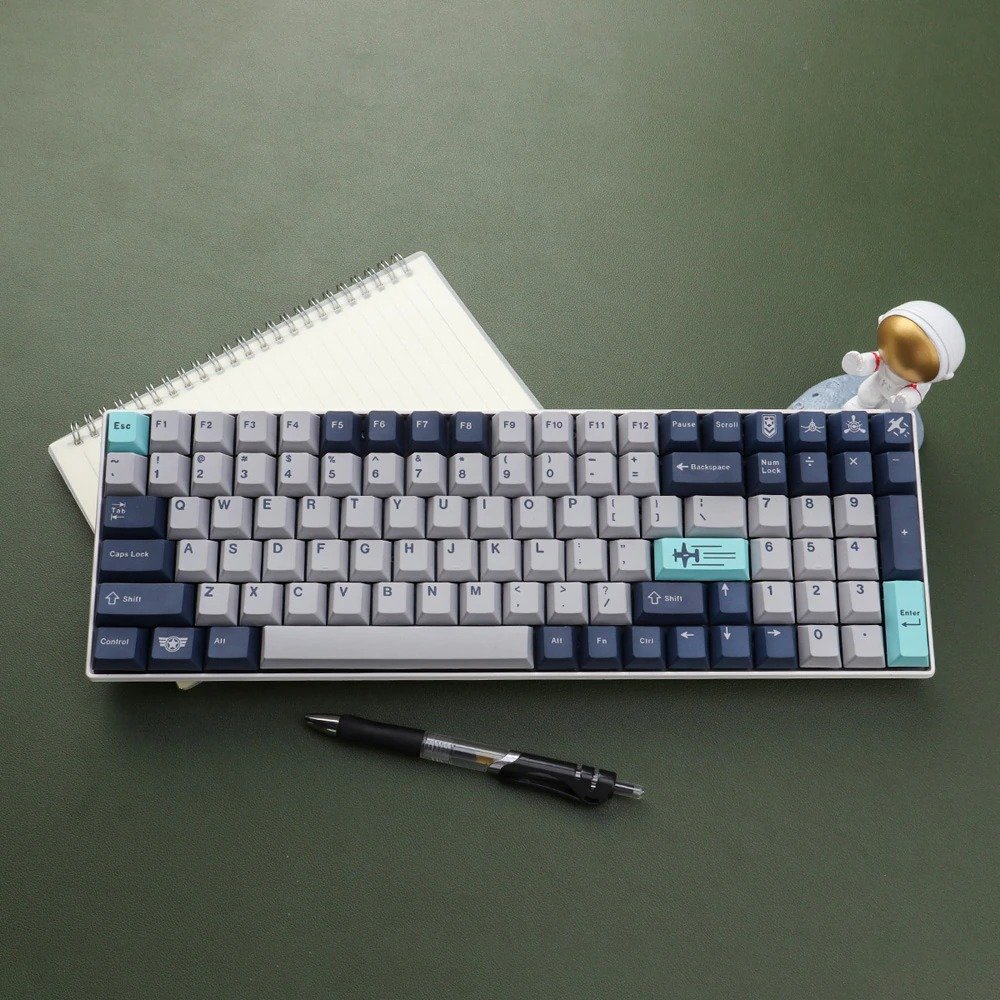 GMK Clone Pacific Keycaps Set with Airplane Theme