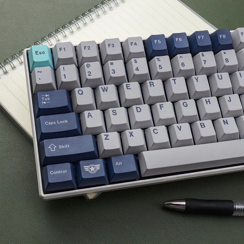 Keycaps Set with Military and Aviation-Inspired Design