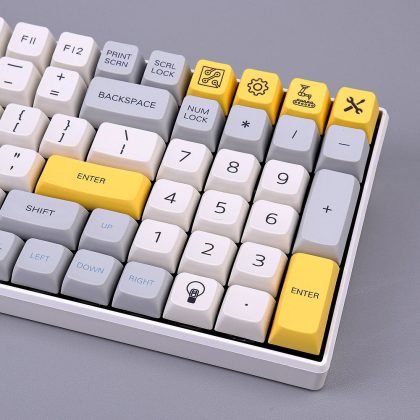 Heavy Industry Keycaps Set Cool Kawaii Wrench Science