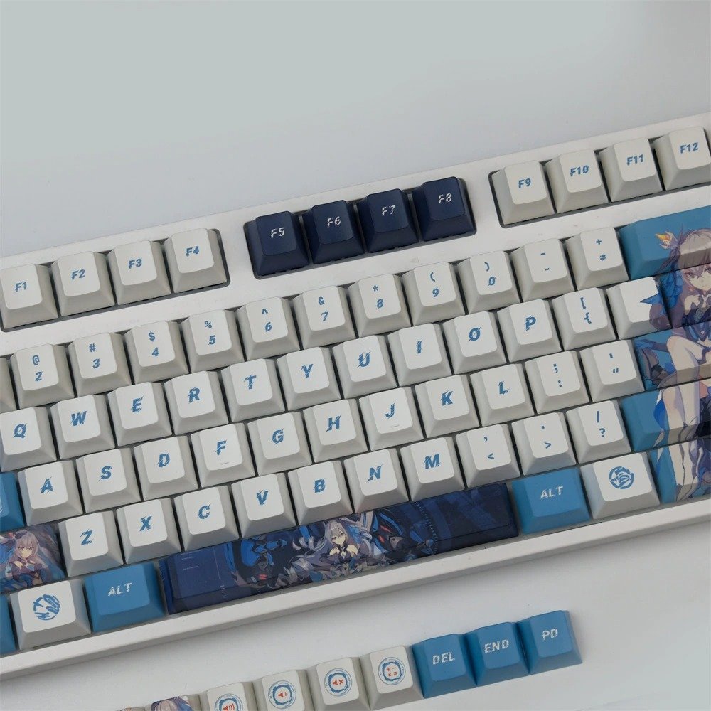 Honkai Impact 3rd Keycaps with Bronya Zaychik Design – A Touch of Anime Style