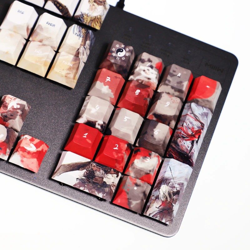 Naraka Bladepoint Keycaps Set – Perfect for Anime Character Fans