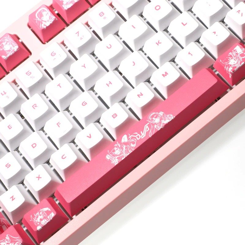 Unique Cute Anime Keycaps Inspired by D.Va Overwatch Design